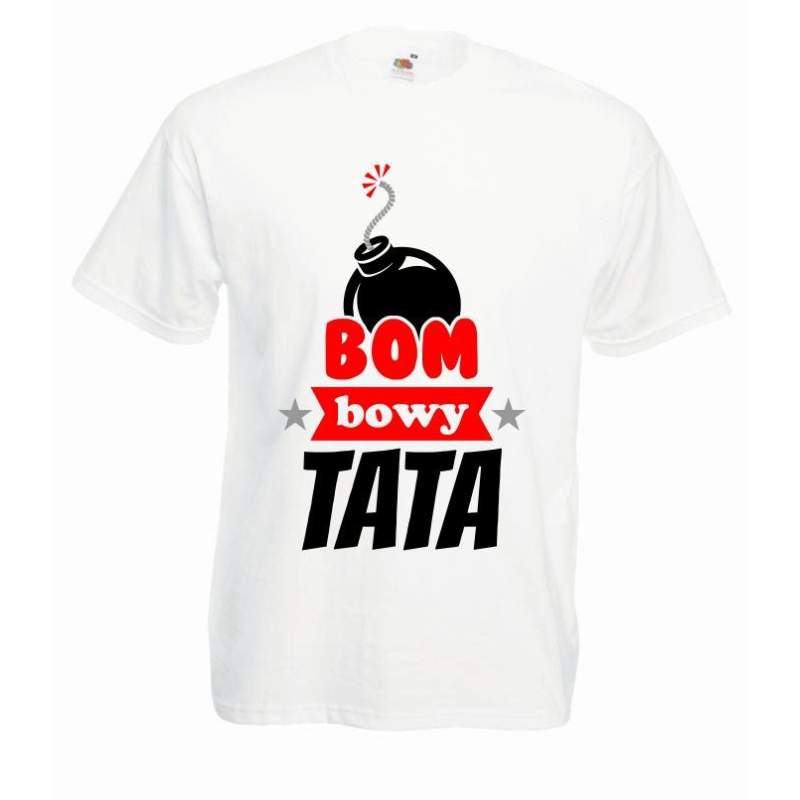 T-shirt oversize DTG BOMBOWY TATA