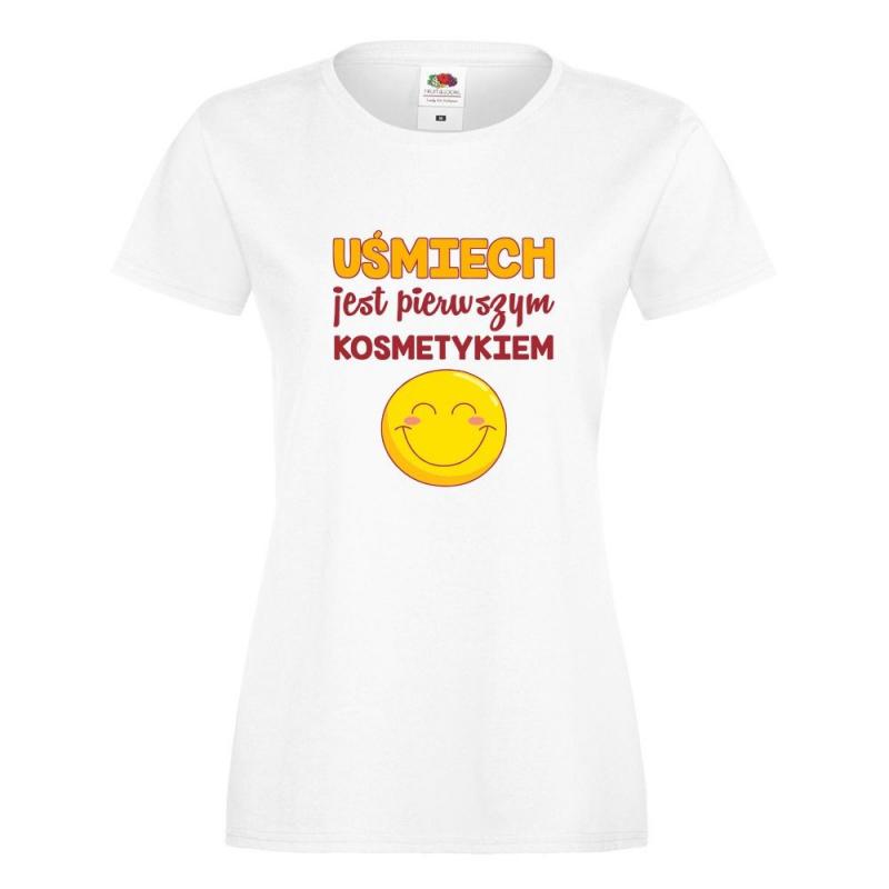 T-shirt lady/oversize DTG UŚMIECH