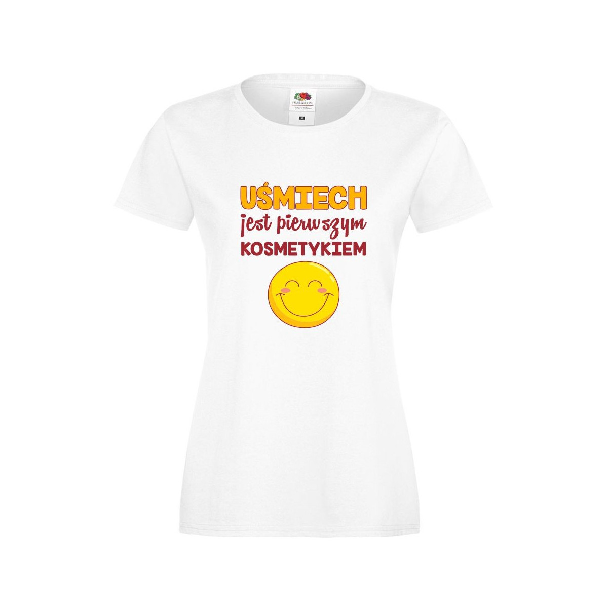 T-shirt lady/oversize DTG UŚMIECH