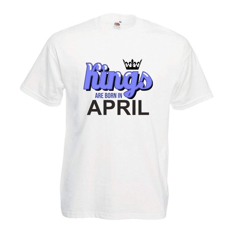 T-shirt oversize DTG KINGS ARE BORN IN APRIL