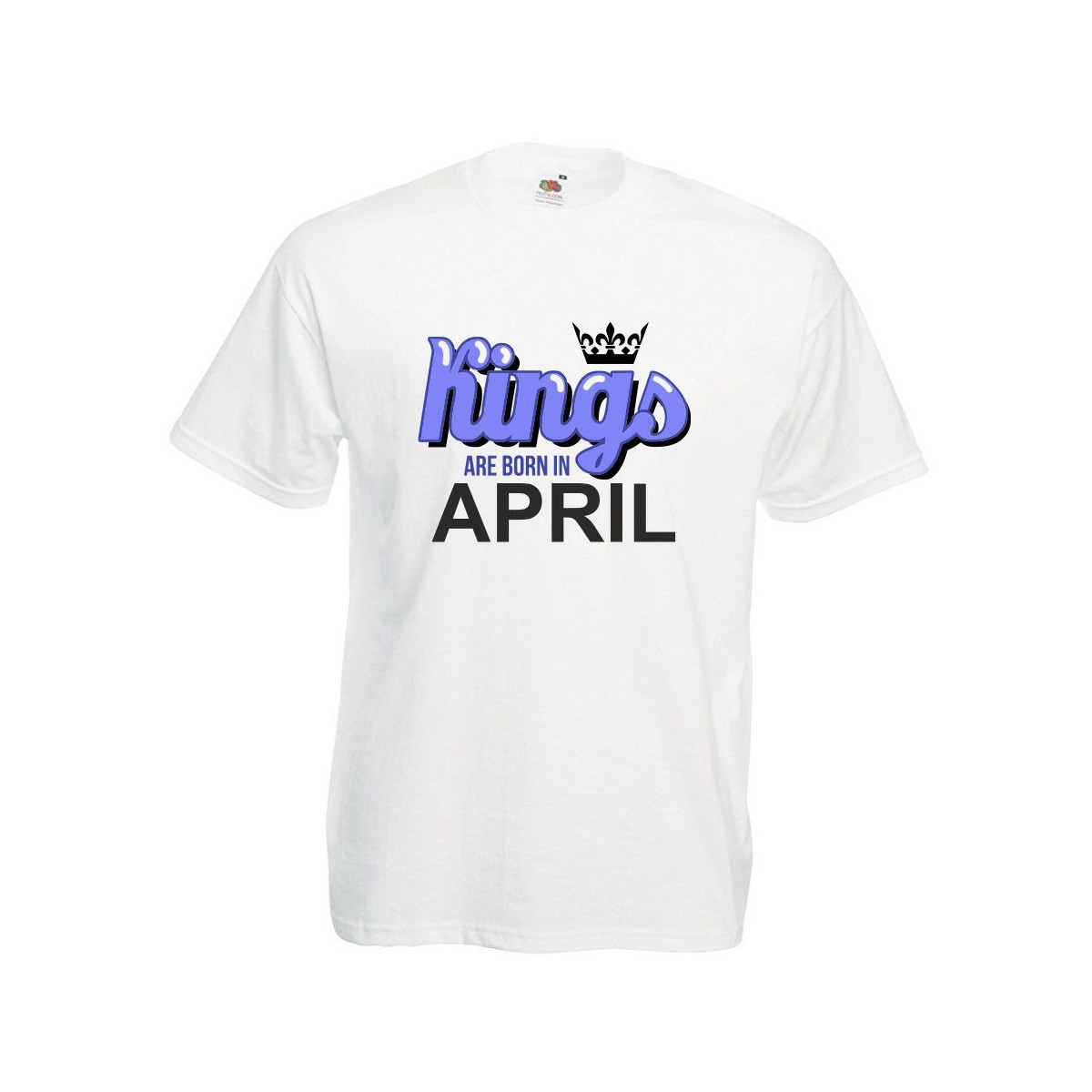 T-shirt oversize DTG KINGS ARE BORN IN APRIL