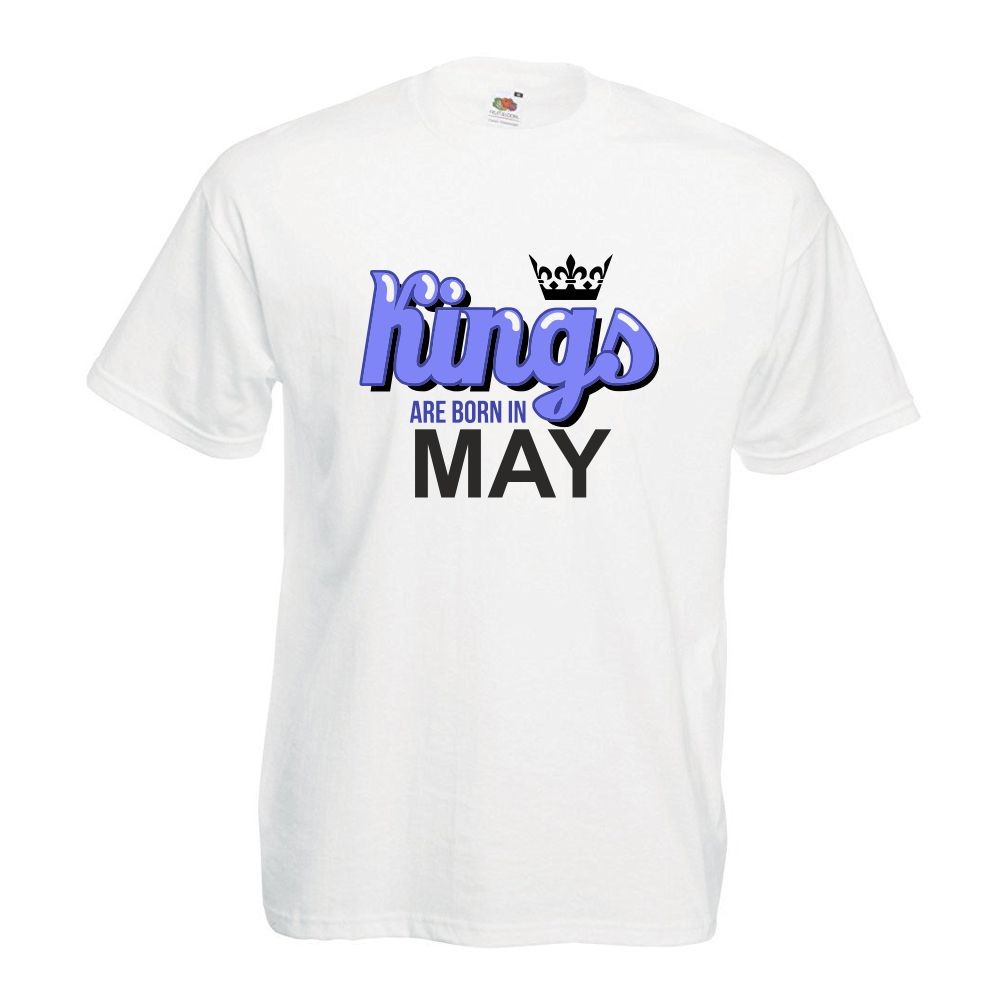 T-shirt oversize DTG KINGS ARE BORN IN MAY S