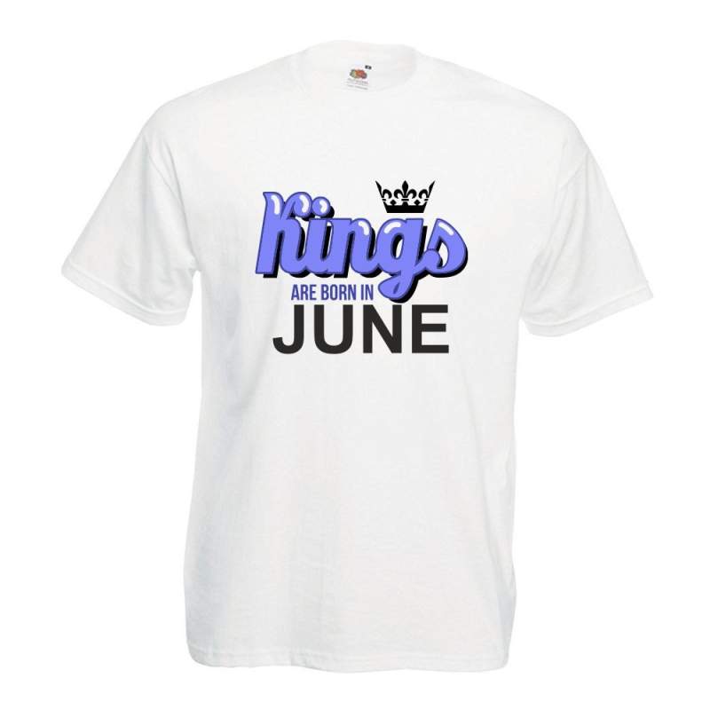 T-shirt oversize DTG KINGS ARE BORN IN JUNE