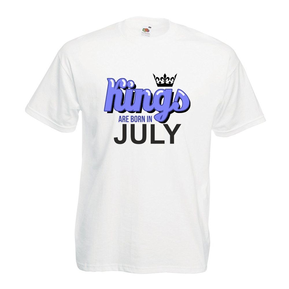 T-shirt oversize DTG KINGS ARE BORN IN JULY S