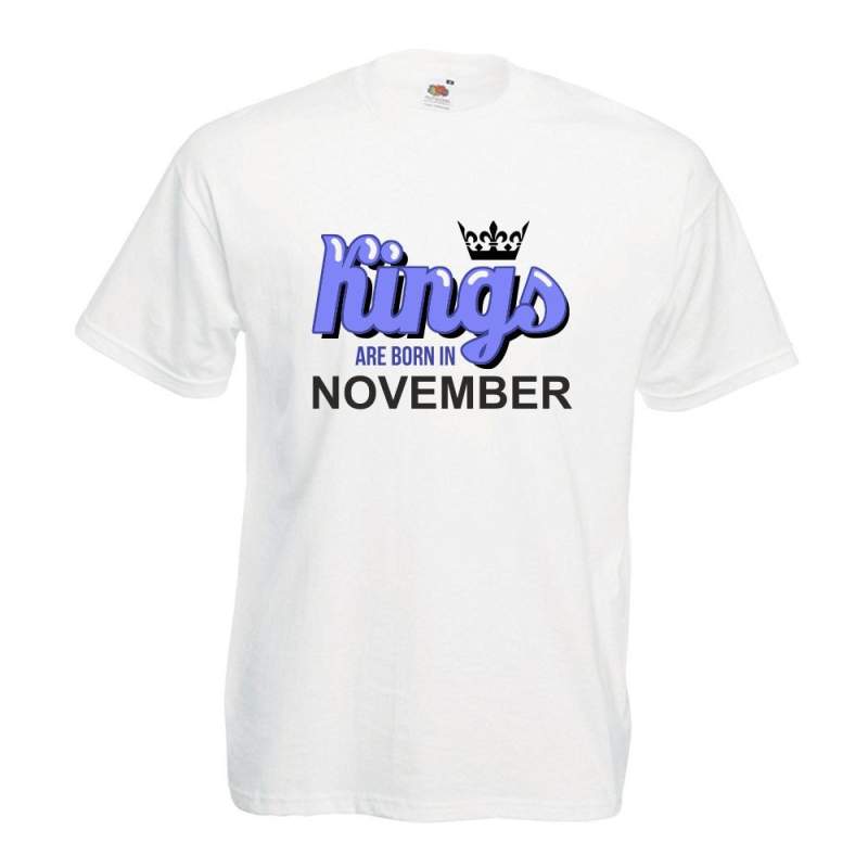 T-shirt oversize DTG KINGS ARE BORN IN NOVEMBER