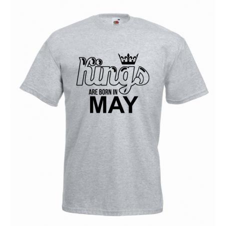 T-shirt oversize KINGS ARE BORN IN MAY