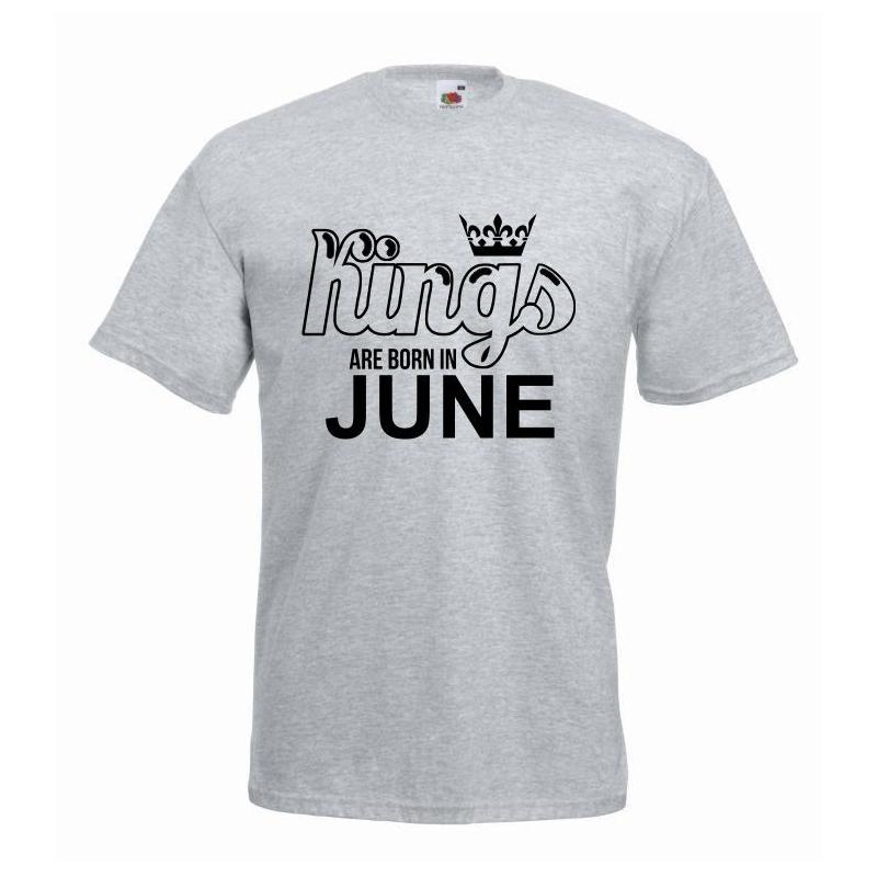 T-shirt oversize KINGS ARE BORN IN JUNE