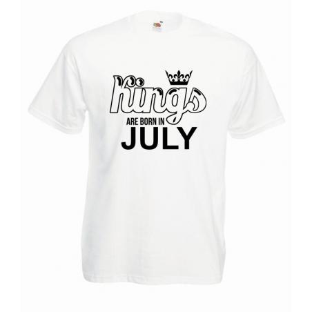 T-shirt oversize KINGS ARE BORN IN JULY