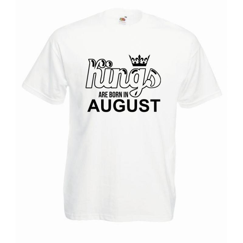 T-shirt oversize KINGS ARE BORN IN AUGUST