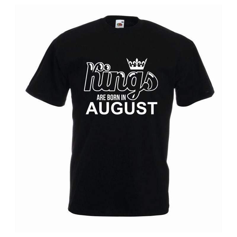 T-shirt oversize KINGS ARE BORN IN AUGUST