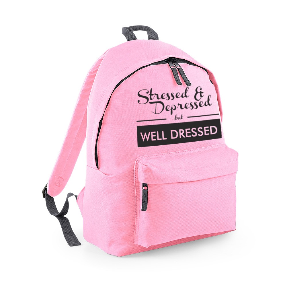 Plecak owal WELL DRESSED classic pink.