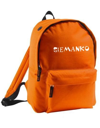 plecak owal SIEMANKO pomarańczowy