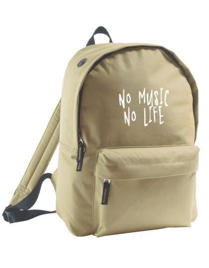 plecak owal MUSIC jasny beż