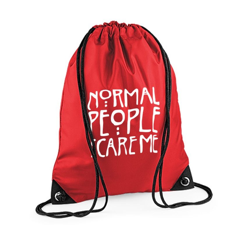 Plecak worek BG NORMAL PEOPLE red