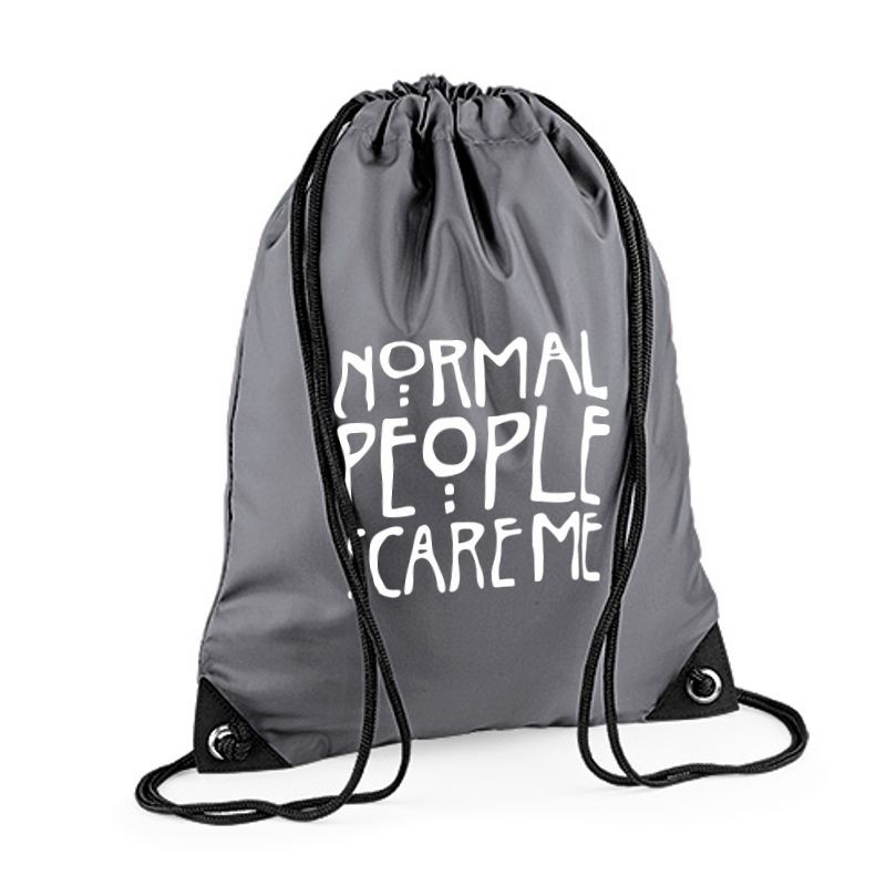 Plecak worek BG NORMAL PEOPLE graphite grey