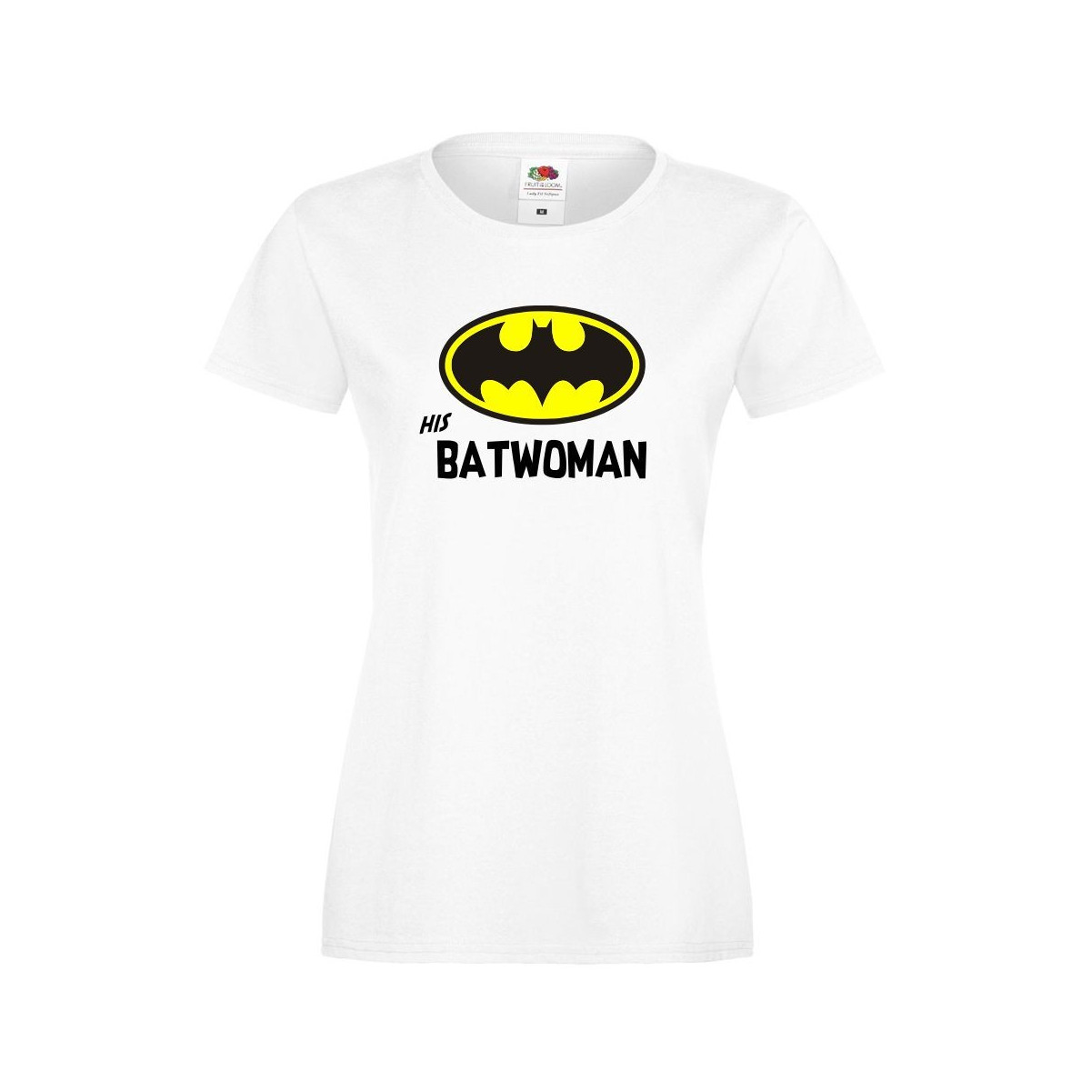 T-shirt lady slim DTG HIS BATWOMAN