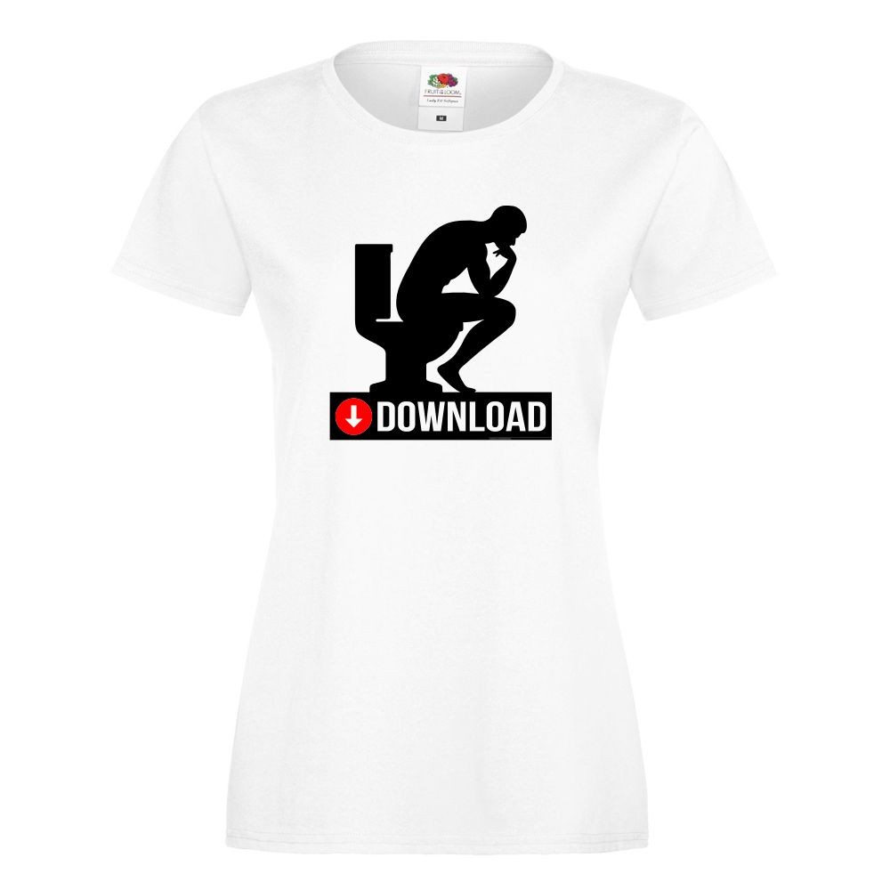 T-shirt lady/oversize DTG DOWNLOAD L lady