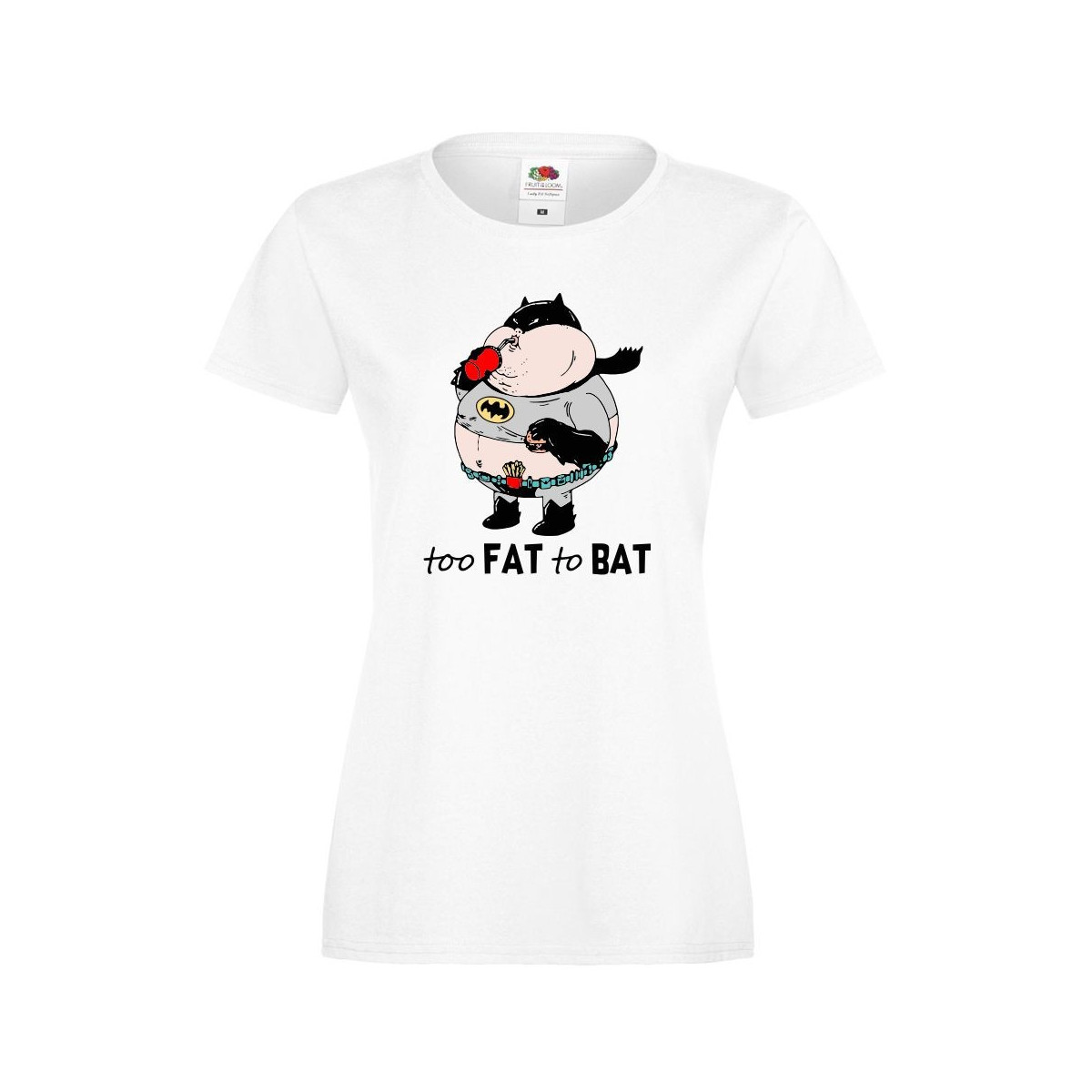 T-shirt lady/oversize DTG TO FAT TO BAT