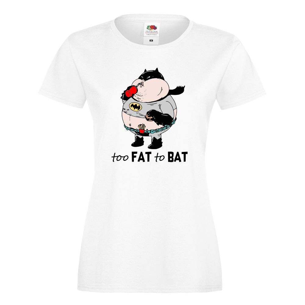 T-shirt lady/oversize DTG TO FAT TO BAT M lady