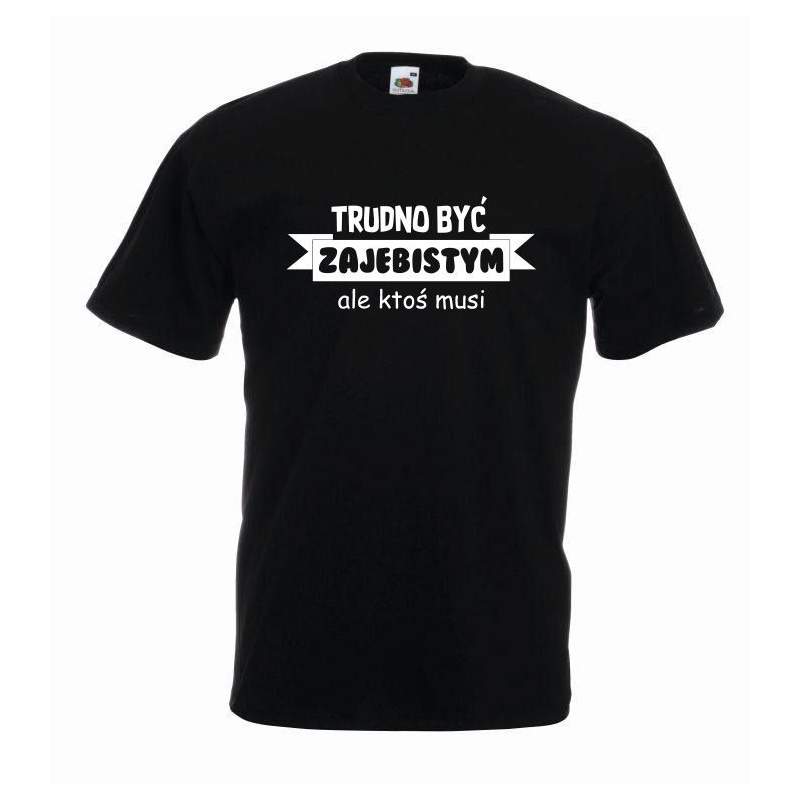 T-shirt oversize TRUDNO BYĆ