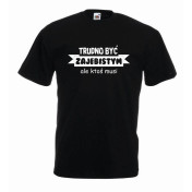 T-shirt oversize TRUDNO BYĆ