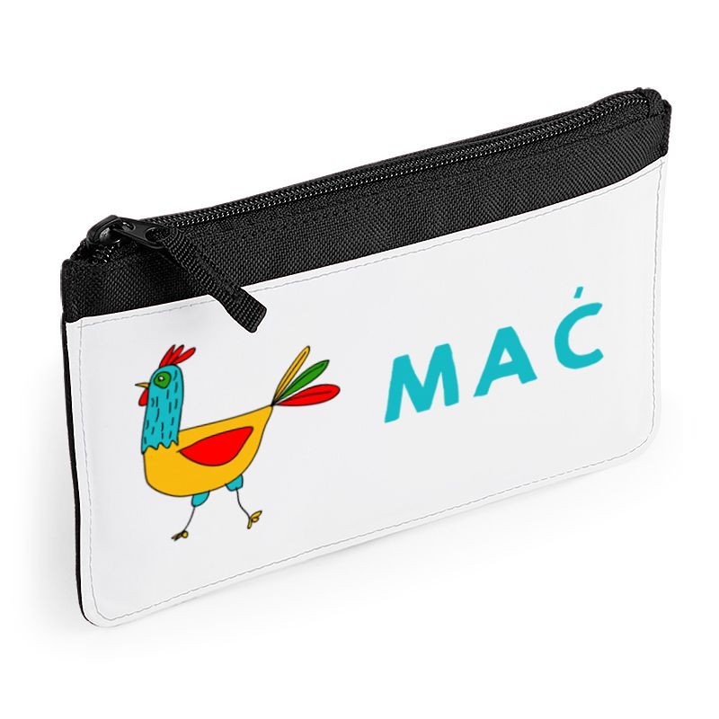 Piórnik druk KURA MAĆ czarny