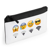 Piórnik druk EMOJI WIFI