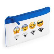 Piórnik druk EMOJI WIFI