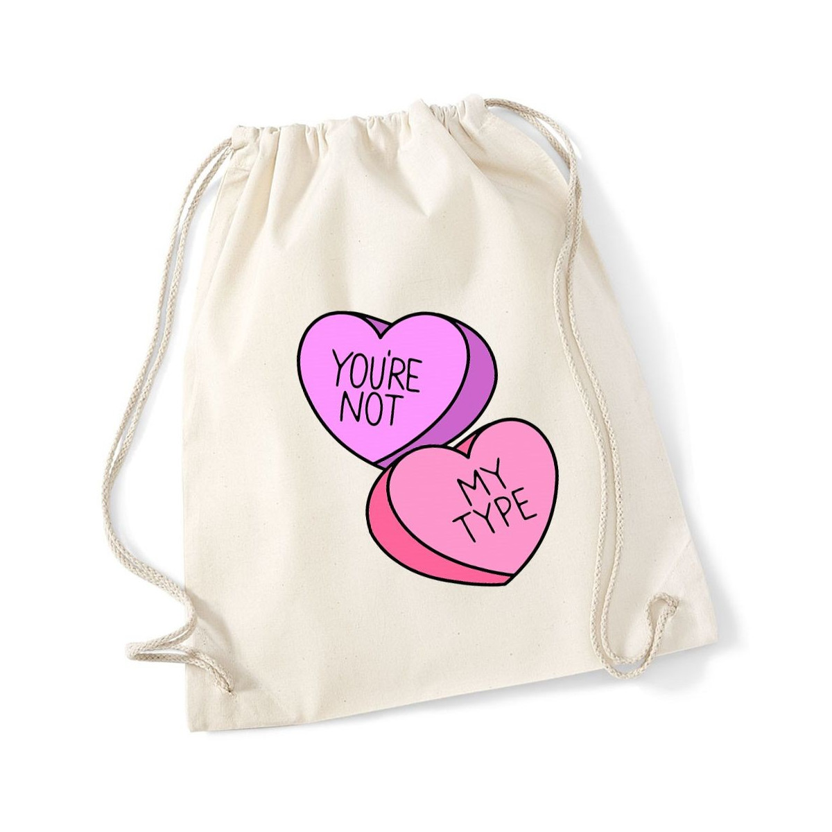 plecak worek DTG NOT MY TYPE