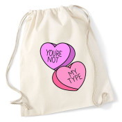 plecak worek DTG NOT MY TYPE