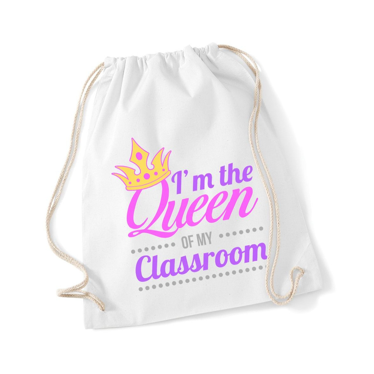 plecak worek DTG QUEEN OF MY CLASSROOM