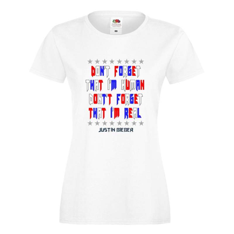 T-shirt lady/oversize DTG I'M HUMAN
