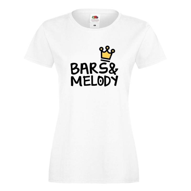 T-shirt lady/oversize DTG BARS&MELODY
