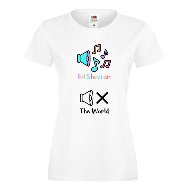 T-shirt lady/oversize DTG THE WORLD