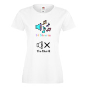 T-shirt lady/oversize DTG THE WORLD