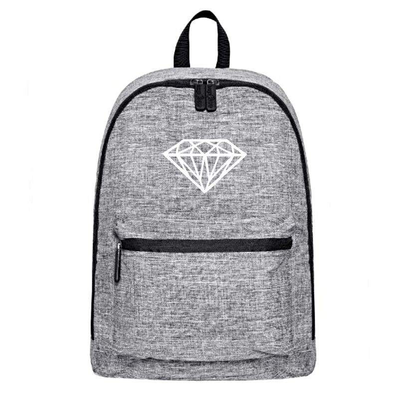 Plecak szary-melanż DIAMOND 