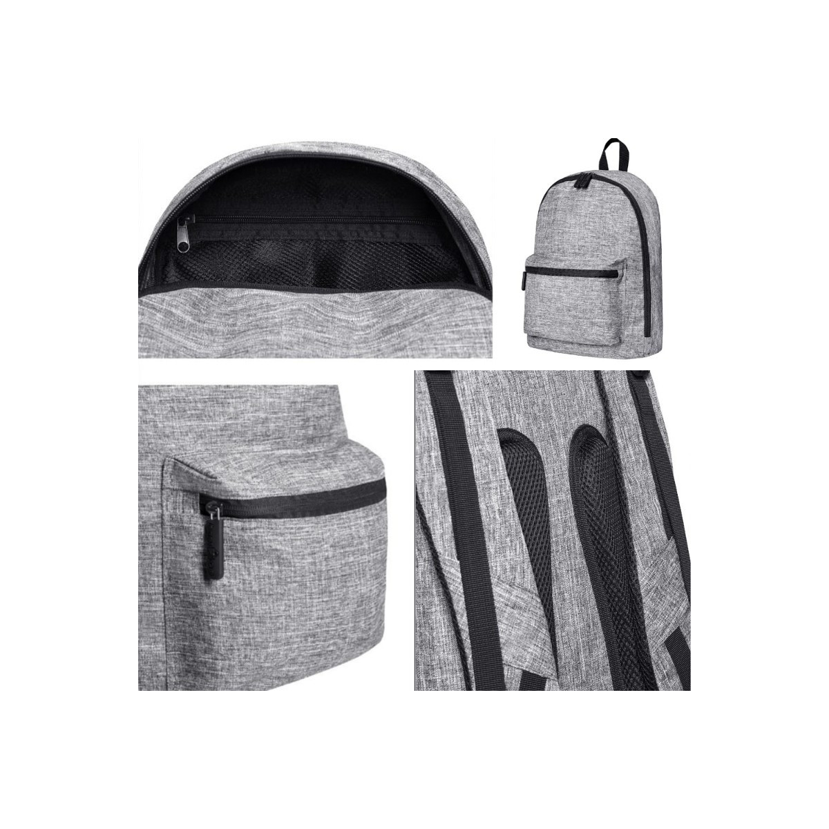 Plecak SZARY-MELANŻ