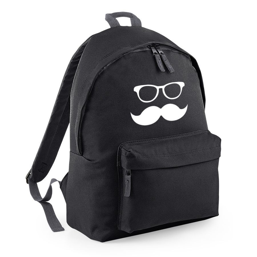 plecak BG owal MUSTACHE black.