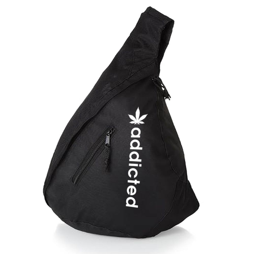 Plecak-torba Triangle ADDICTED czarny