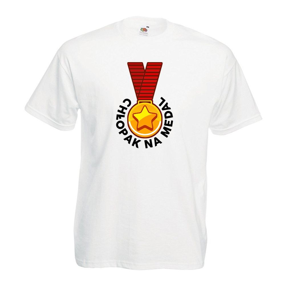 T-shirt oversize DTG CHŁOPAK NA MEDAL M