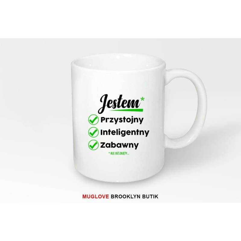 Kubek z nadrukiem JESTEM*