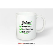 Kubek z nadrukiem JESTEM*