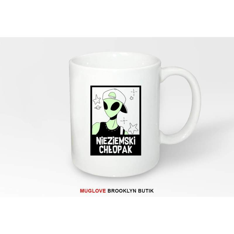 Kubek z nadrukiem NIEZIEMSKI CHŁOPAK