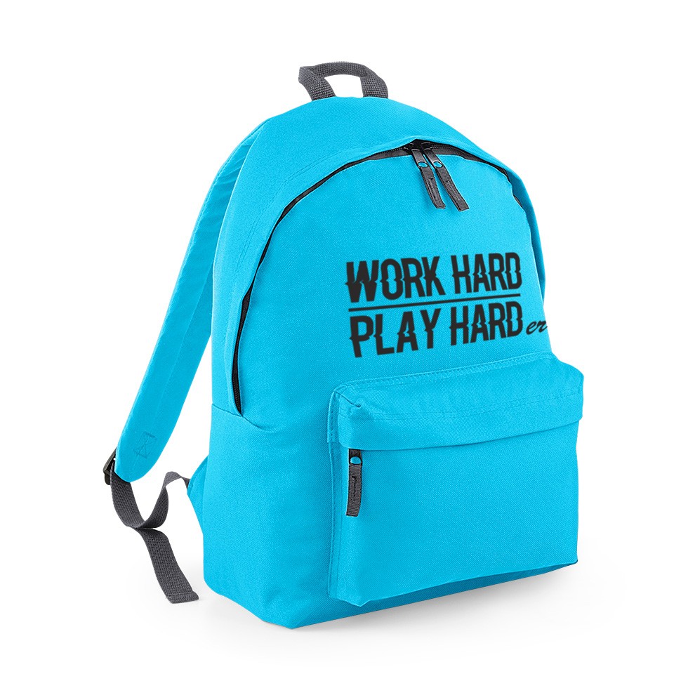 Plecak owal WORK HARD surf blue.