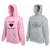 Bluza z kapturem DLA PAR 2 SZT TO JEST MOJA 1/2