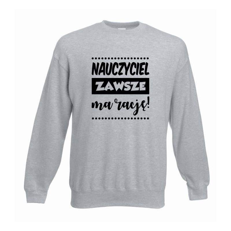 bluza oversize ZAWSZE MA RACJĘ