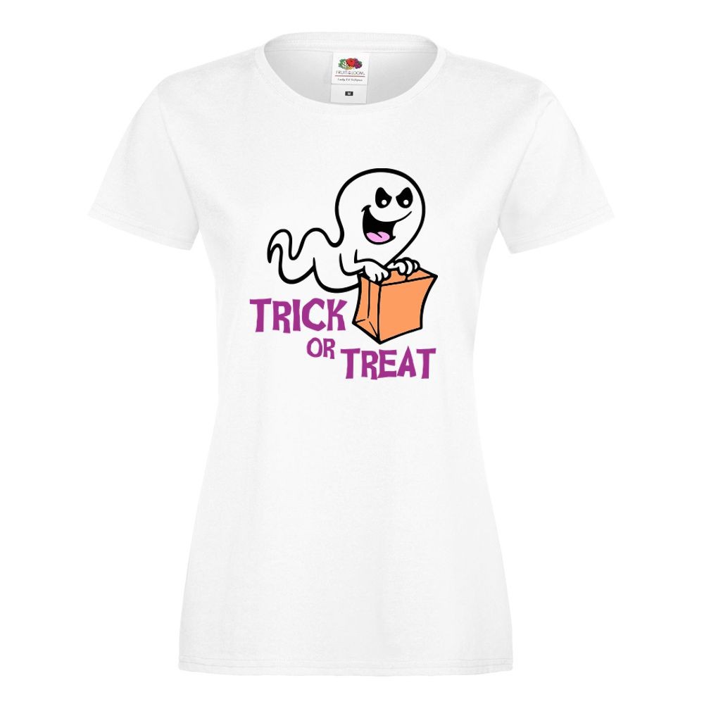 T-shirt lady/oversize DTG TRIC OR TREAT S lady