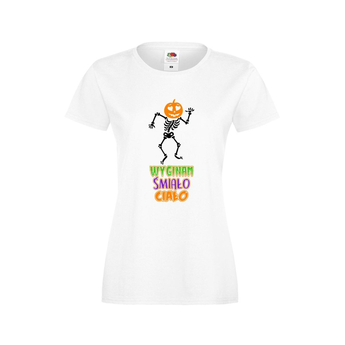 T-shirt lady/oversize DTG WYGINAM ŚMIAŁO CIAŁO