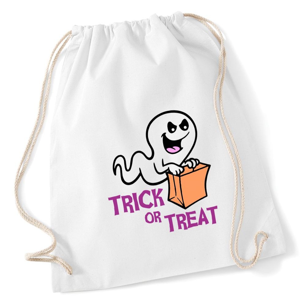 Plecak worek DTG TRICK OR TREAT biały