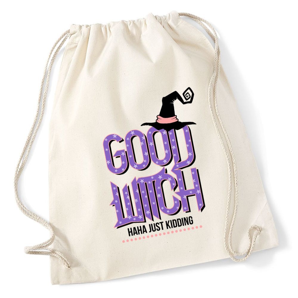 Plecak worek DTG GOOD WITCH ecru